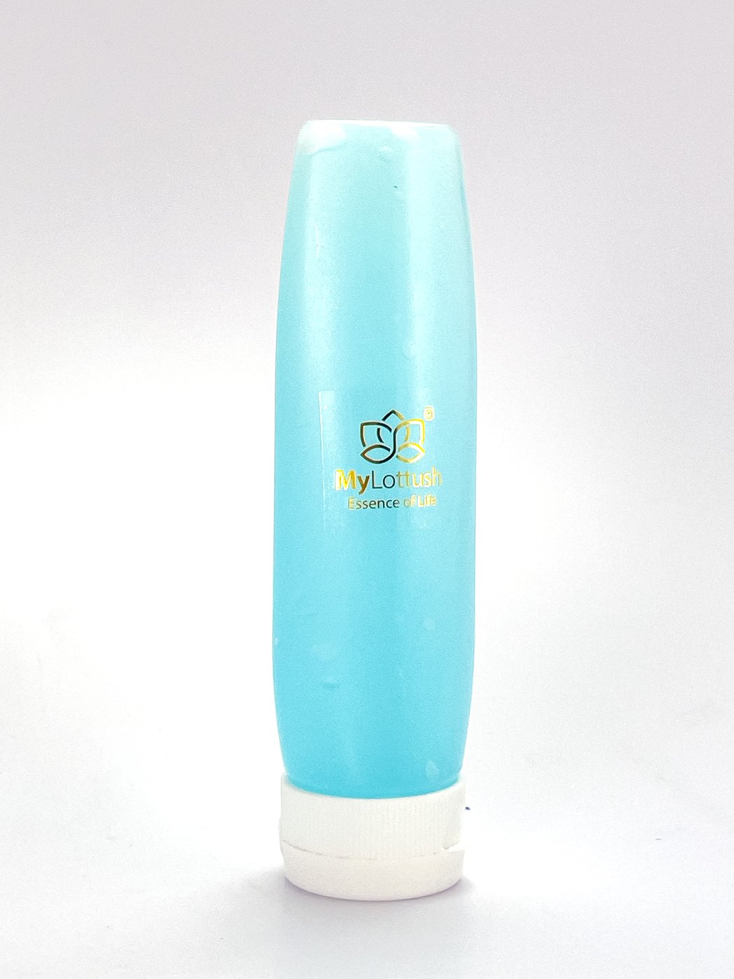 Tubo de gel MyLottush sobre fondo blanco